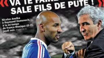<b>DEFINITIVO. </b>El insulto de Anelka lo destapó L'Equipe.
