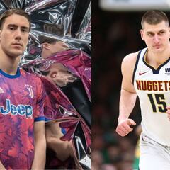 What was Dusan Vlahovic’s message to Nikola Jokic after winning the Italian Cup and scoring for Juventus?