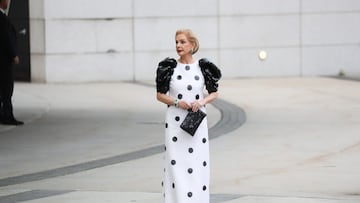 NEW YORK, NY - JUNE 04: Carolina Herrera arrives for the 2018 CFDA Fashion Awards at Brooklyn Museum on June 4, 2018 in New York City. (Photo by Rob Kim/GC Images)