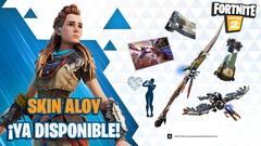 Fortnite: skin Aloy de Horizon Zero Dawn ya disponible; precio y contenidos