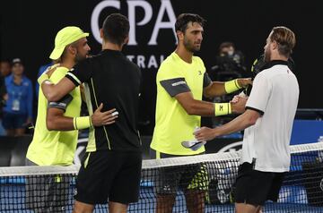 Juan Sebastián Cabal y Robert Farah ante Oliver Marach y Mate Pavic