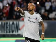 Futbol, Colo Colo vs Huachipato.
Fecha 7, Liga de Primera 2026.
El jugador de Colo Colo Arturo Vidal es fotografiado durante el partido de primera division contra Huachipato disputado en el estadio Monumental de Santiago, Chile.
16/03/2026
Andres Pina/Photosport
Football, Colo Colo vs Huachipato.
7th turn, 2026 First Division League.
Colo Colo player Arturo Vidal is pictured during a first division match against Huachipato at Monumental stadium in Santiago, Chile.
16/03/2026
Andres Pina/Photosport