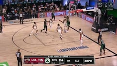 Hay tiros ganadores y luego esto: ¡y fue en la prórroga de la final del Este!