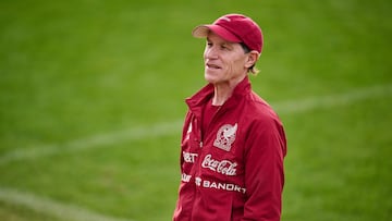 Jaime Ordiales during the Training of the Mexican National Team (Mexico), prior to the friendly preparation match against Sweden for the start of the FIFA World Cup Qatar 2022, at LA VINYA Training Center, the GIRONA FC teams training place, on November 13, 2022.
<br><br>
Jaime Ordiales durante el Entrenamiento de la Seleccion Nacional Mexicana (Mexico), previo al partido amistoso de preparacion de contra Suecia de cara al inicio de la Copa Mundial de la FIFA Catar 2022, en Centro de Entrenamiento LA VINYA, lugar de entrenamiento del equipo GIRONA FC, el 13 de Noviembre de 2022.