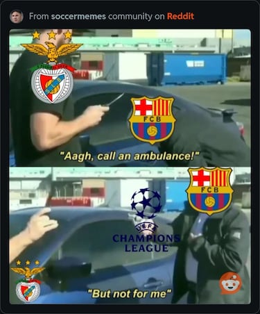 Las remontadas, protagonistas de los memes de la jornada Champions