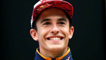 Repsol Honda Team&#039;s Marc Marquez attends a fan event ahead of next Sunday&#039;s MotoGP Japanese Grand Prix in Tokyo, Japan October 16, 2018.  REUTERS/Issei Kato