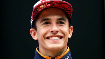Repsol Honda Team's Marc Marquez attends a fan event ahead of next Sunday's MotoGP Japanese Grand Prix in Tokyo, Japan October 16, 2018. REUTERS/Issei Kato