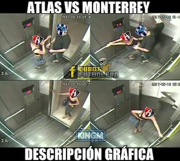 Los memes también golean al Atlas por perder con Monterrey