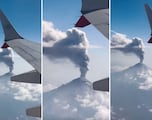 VIDEO | La vista emblemática del Volcán Popocatépetl desde el cielo