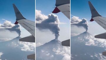 VIDEO | La vista emblemática del Volcán Popocatépetl desde el cielo