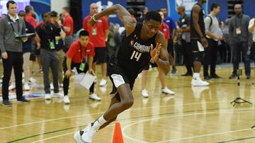 Kostas Antetokounmpo, durante un entrenamiento