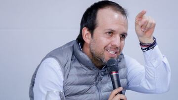 Bogotá. Noviembre 06 de 2019. El ministro del Deporte Ernesto Lucena (Foto) realizó un encuentro donde el tema principal fue los Juegos naciones que realizarán en Cartagena. (Colprensa - Diego Pineda)