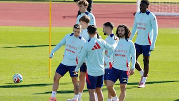 La selección española quiere demostrar por qué son considerados uno de los favoritos en conquistar el próximo Mundial, pero para ello, primero deben imponerse a Georgia. EFE/ Mariscal