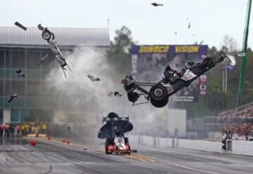 Accidente en el NHRA Gatornationals