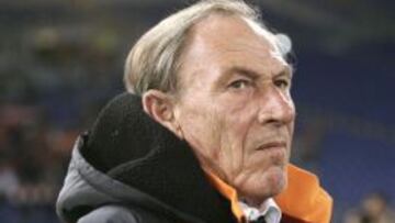 Zeman durante su etapa en la Roma.