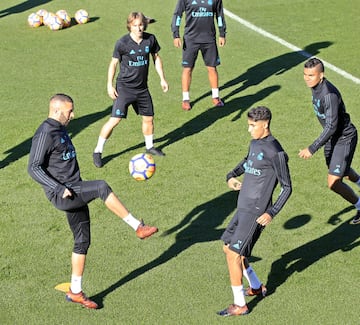 Real Madrid train ahead of trip to Catalonia to face Girona