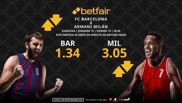 FC Barcelona vs. Armani Milán: horario, dónde ver, pronósticos, estadísticas y clasificación