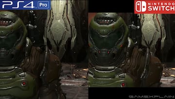 Comparativa de DOOM Eternal en en Nintendo Switch vs PS4 Pro: diferencias gráficas