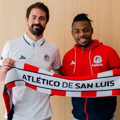 Atlético San Luis presenta a Jhon Murillo como su nuevo refuerzo