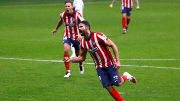 FILE PHOTO: Soccer Football - La Liga Santander - Atletico Madrid v Elche - Wanda Metropolitano, Madrid, Spain - December 19, 2020 Atletico Madrid's Diego Costa celebrates scoring their third goal REUTERS/Juan Medina/File Photo