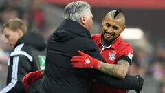 Vidal responde a Ancelotti: "Está bien que me critique..."