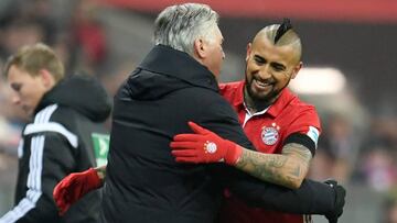 Vidal responde a Ancelotti: "Está bien que me critique..."