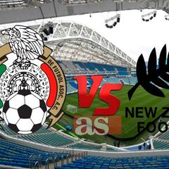 México vs Nueva Zelanda (2-1): Resumen del partido y goles