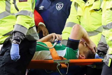 Ashley Williams sickened by Coleman leg break