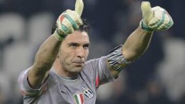 Gianluigi Buffon, durante un partido con la Juventus.