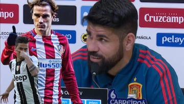 El mensaje de Diego Costa sobre Griezmann y Dybala