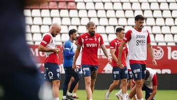 Saveljich, en un entrenamiento durante la pasada semana.