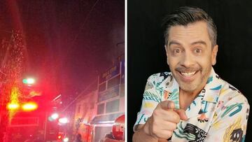 El momento en el que se incendia la escuela de Carlos Espejel en Azcapotzalco
