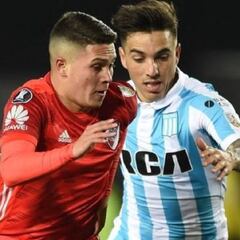Quintero juega 15' en el empate de River ante Racing