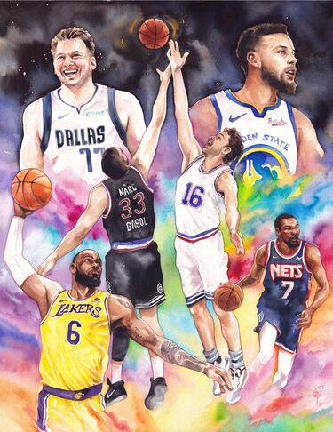 España y la NBA, unidas por el arte