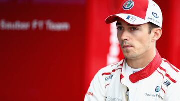 Charles Leclerc, piloto de Sauber