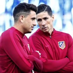Torres celebra la renovación de Giménez con el Atlético