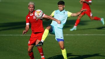 Pepe durante la pretemporada con el Granada.