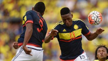 Yerry Mina y Miguel Borja se consolidan en la Selecci&oacute;n Colombia.