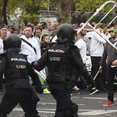 El Madrid eleva protesta a la UEFA por los ultras polacos