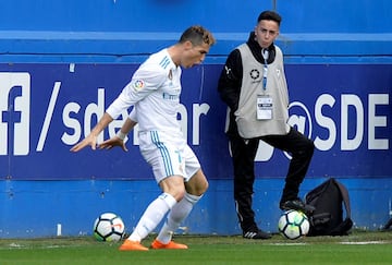 Cristiano Ronaldo celebra el 0-1.