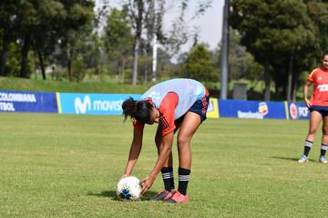 Las jugadoras de la Selección Colombia femenina completaron su tercer día de entrenamientos de cara a los dos partidos amistosos frente a la Selección de Estados Unidos el 18 y 22 de enero de 2021.