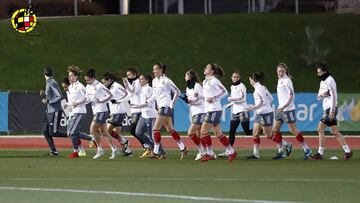 La Selección en Las Rozas.