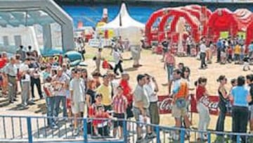 <b>A DIVERTIRSE. </b>Los atléticos más pequeños tendrán actividades en los prolegómenos del partido para pasar un día inolvidable.