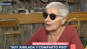 Begoña, jubilada con 860 euros de pensión, explica su drama para compartir piso: “Si invito a alguien a dormir tengo que pagar 40 euros”