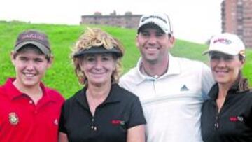 Sergio jugó con Esperanza.