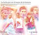 ¿Quién será el GOAT? ¿Nadal, Federer o Djokovic?
