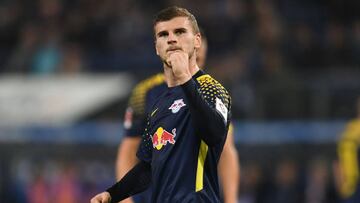 Timo Werner, delantero del Leipzig.