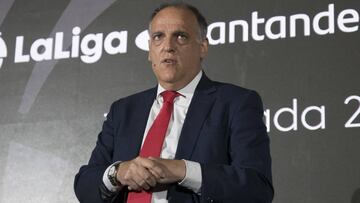 Tebas, en un acto institucional de LaLiga.