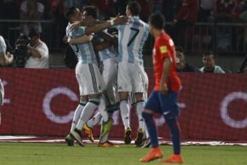 Chile vs Argentina, en imágenes