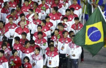 Riveros lideró a Chile en la ceremonia de Clausura